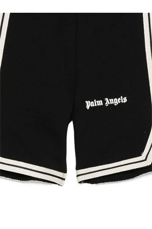 bermuda con dettaglio a righe PALM ANGELS KIDS | PBCI007S26FLE001110